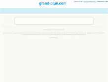 Tablet Screenshot of grand-blue.com